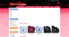 Desktop Screenshot of laworld1store.com