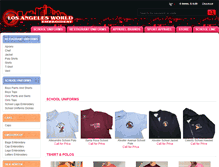 Tablet Screenshot of laworld1store.com